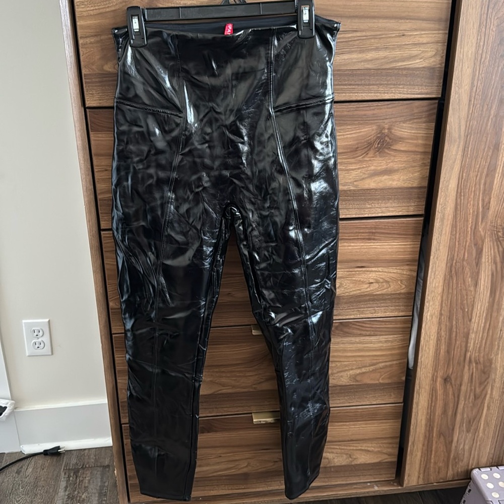 Spanx faux leather leggings